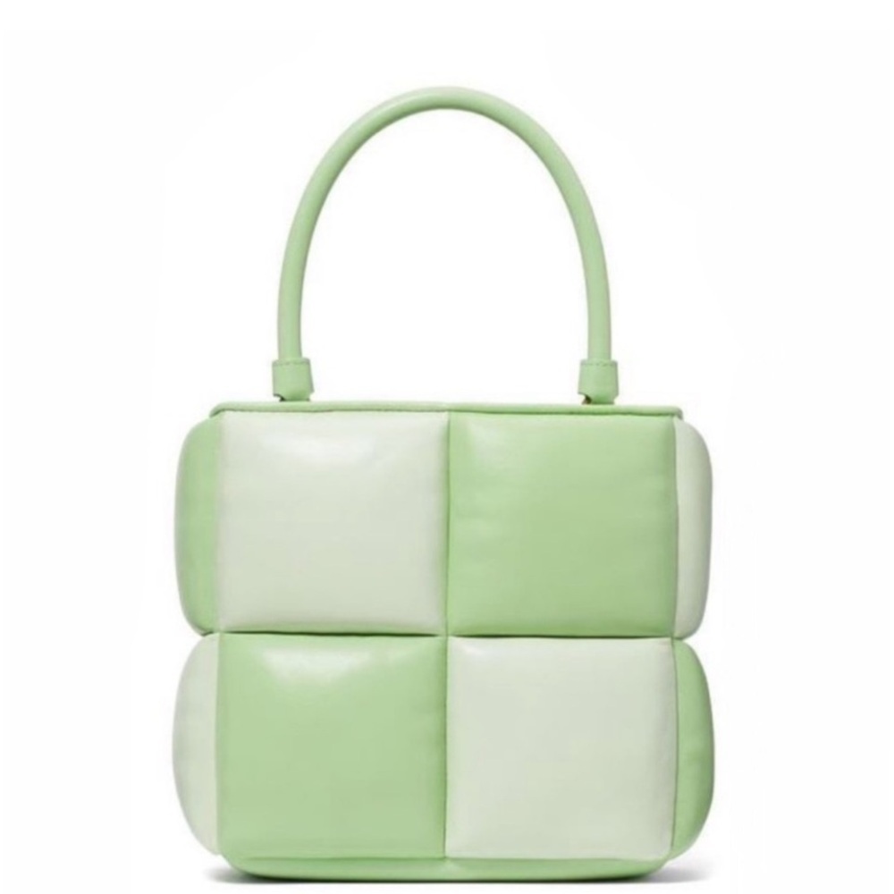 Kate Spade Lime Green,white Puffer Crossbody - Picture 4 of 7